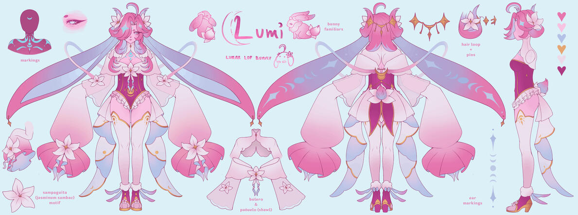 lumi reference sheet
